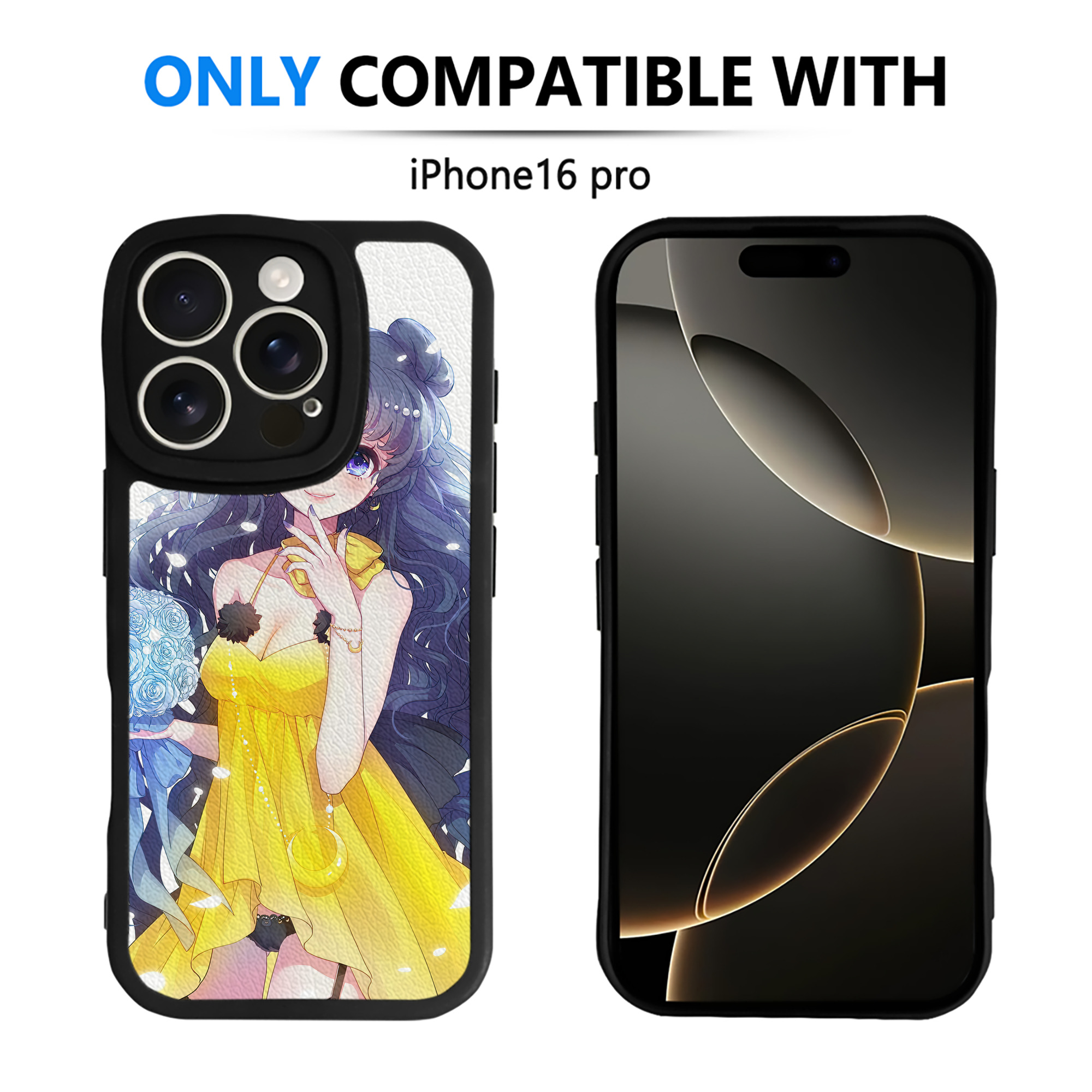 （画像用） 美少女戦士セーラームーン Sailor Moon 【iPhone 16シリーズ対応】シリコンスマホケース（レザー調） 材質：シリコン